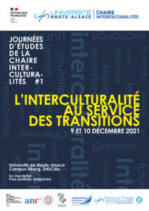Affiche Journées d'études de la Chaire Interculturalités